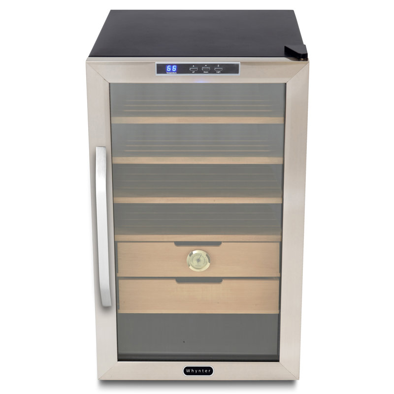 Whynter Cigar Freestanding Humidor Refrigerator & Reviews Wayfair